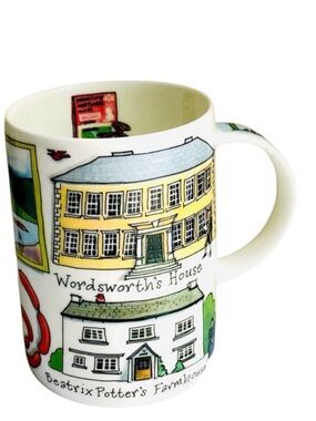 Beatrix Potter Alison Gardiner Mug Cup Lake District England UK Bone China